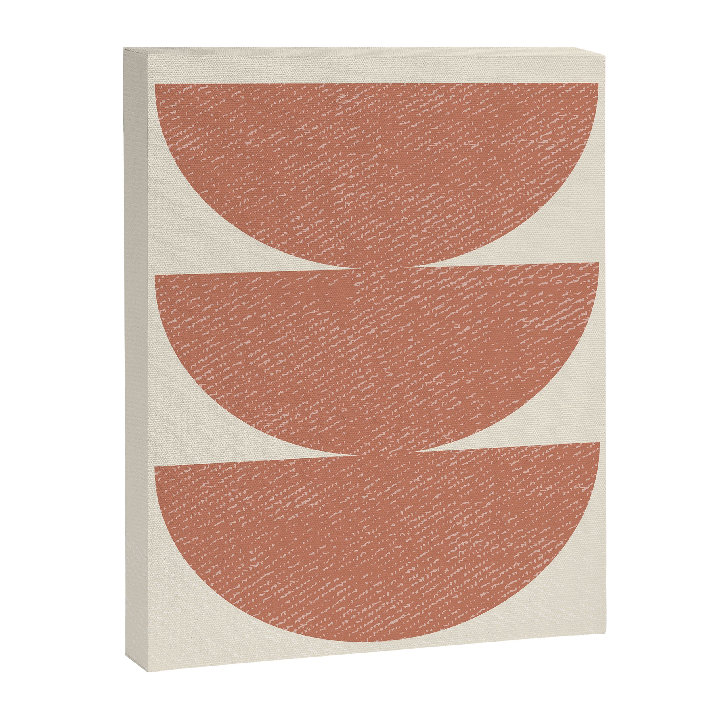 Half Circle 3 - Orange Terra Canvas Print Gallery Image 6