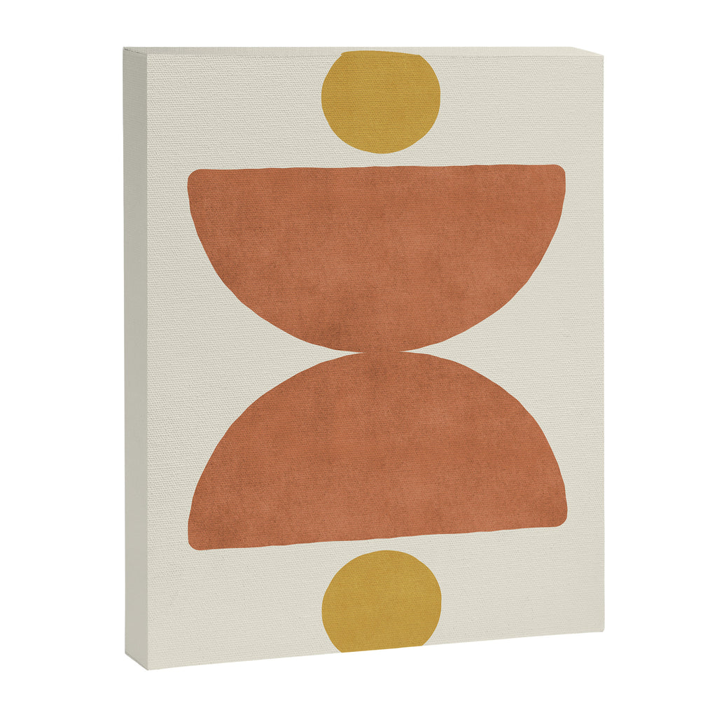 Half-circle Balance - Orange Canvas Print Gallery Image 6