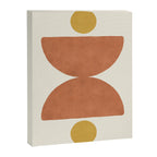 Half-circle Balance - Orange Canvas Print Gallery Image 6