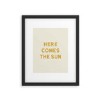Here comes the sun Framed Art Print Gallery Image 5