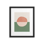 Horizon Abstract - Pink Framed Art Print Gallery Image 5