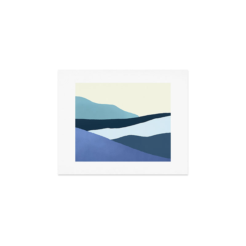 Layered 1-3 - Abstract Landscape Art Print Gallery Image 1