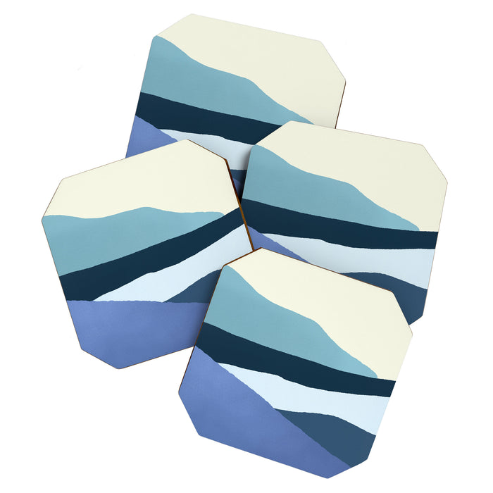 Layered 1-3 - Abstract Landscape Coaster Gallery Image 1