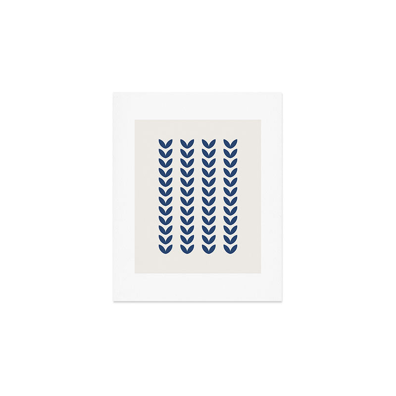 Leaf Pattern - Scandinavian Art Print Gallery Image 1