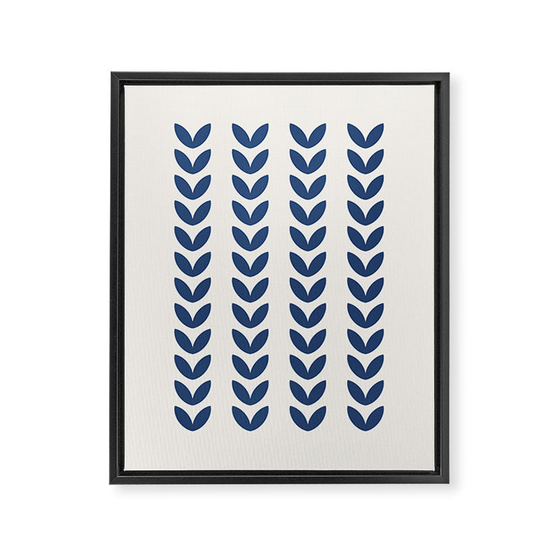 Leaf Pattern - Scandinavian Framed Canvas Print Gallery Image 8