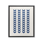 Leaf Pattern - Scandinavian Framed Canvas Print Gallery Image 8