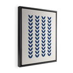 Leaf Pattern - Scandinavian Framed Canvas Print Gallery Image 2