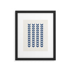 Leaf Pattern - Scandinavian Framed Art Print Gallery Image 6