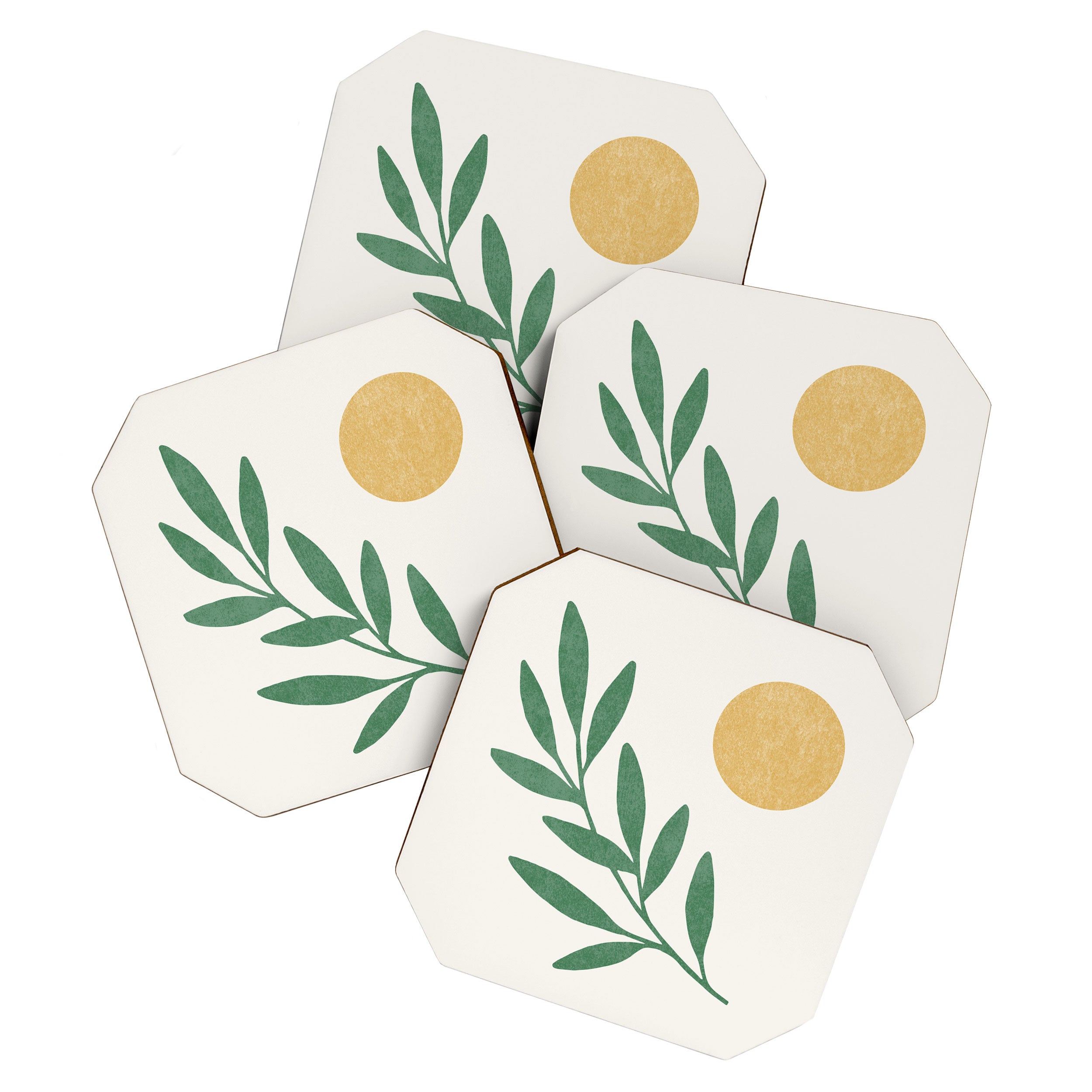 Leaf Sun 1 Coaster Gallery Image 1