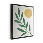 Leaf Sun 1 Framed Canvas Print Gallery Image 2