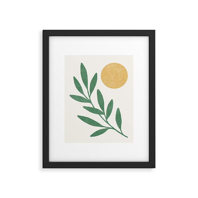 Leaf Sun 1 Framed Art Print Gallery Image 6