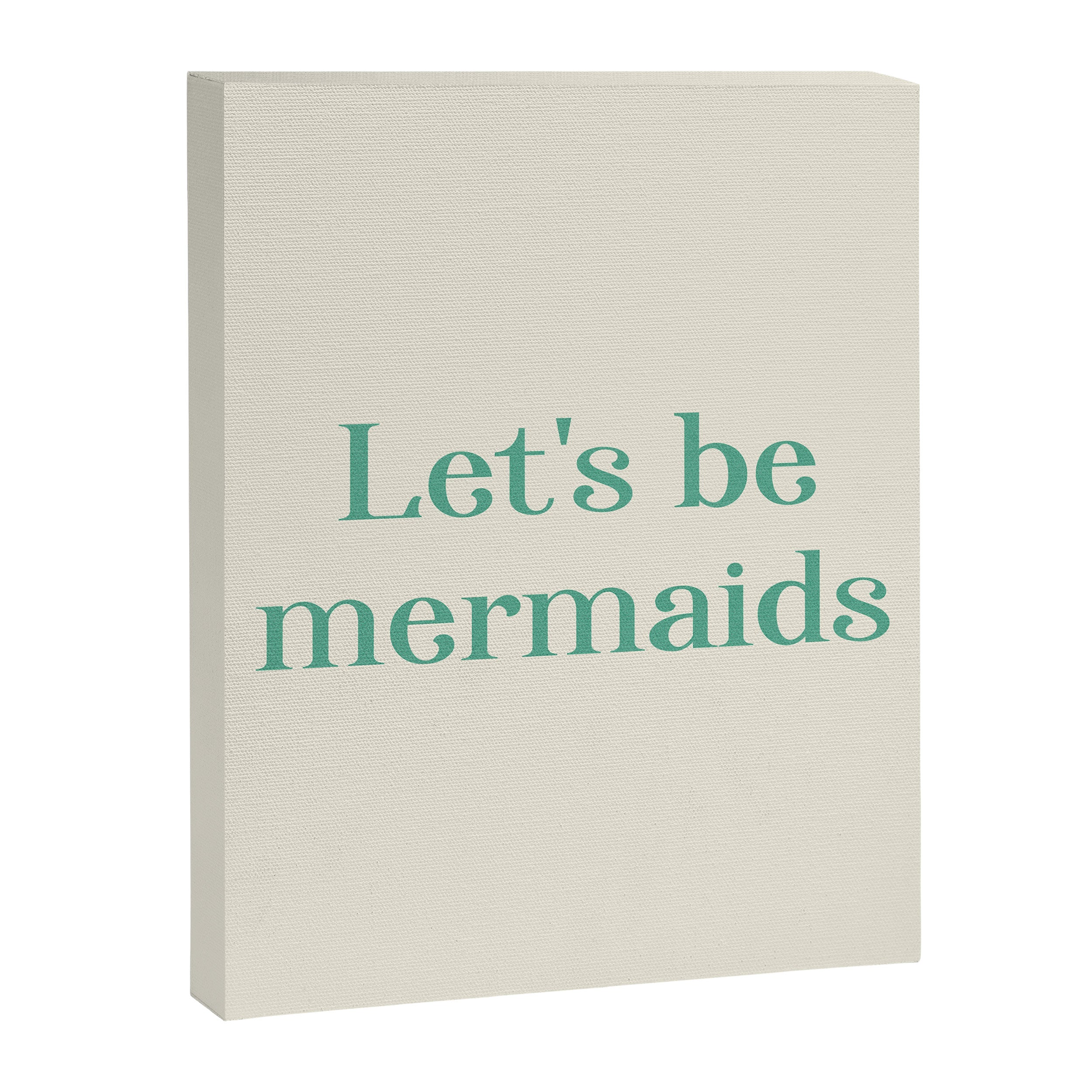 Let's Be Mermaids Canvas Print Gallery Image 6