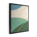 Line Art Scenery 2 Framed Canvas Print Gallery Image 2