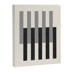 Lines Aligned - Black and White Canvas Print Gallery Image 6
