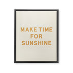 Make Time For Sunshine Framed Canvas Print Gallery Image 8