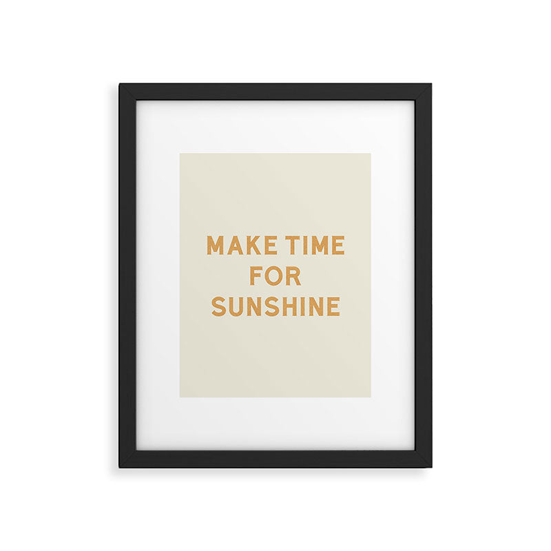 Make Time For Sunshine Framed Art Print Gallery Image 6