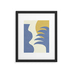 Mediterranean Abstract - Blue Gold Framed Art Print Gallery Image 5