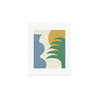 Mediterranean Abstract - Blue Green Art Print Gallery Image 1