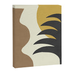 Mediterranean Abstract - Gold Brown Canvas Print Gallery Image 6