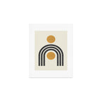 Mid century modern - arch suns Art Print Gallery Image 1