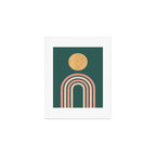 Mid century modern - green Art Print Gallery Image 1