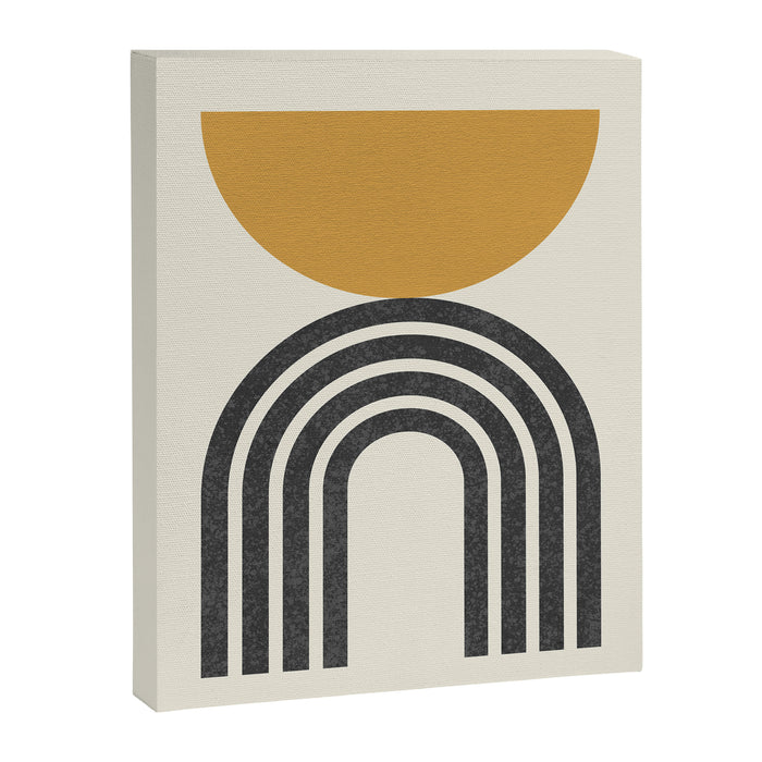 Mid century modern - half sun arch Canvas Print Gallery Image 1