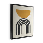 Mid century modern - half sun arch Framed Canvas Print Gallery Image 2