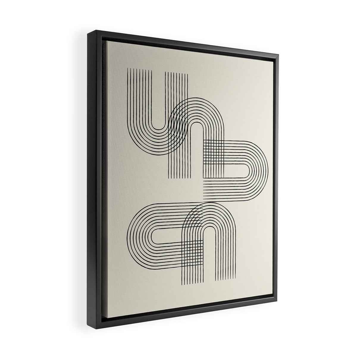 Mid-century dance Framed Canvas Print Gallery Image 2