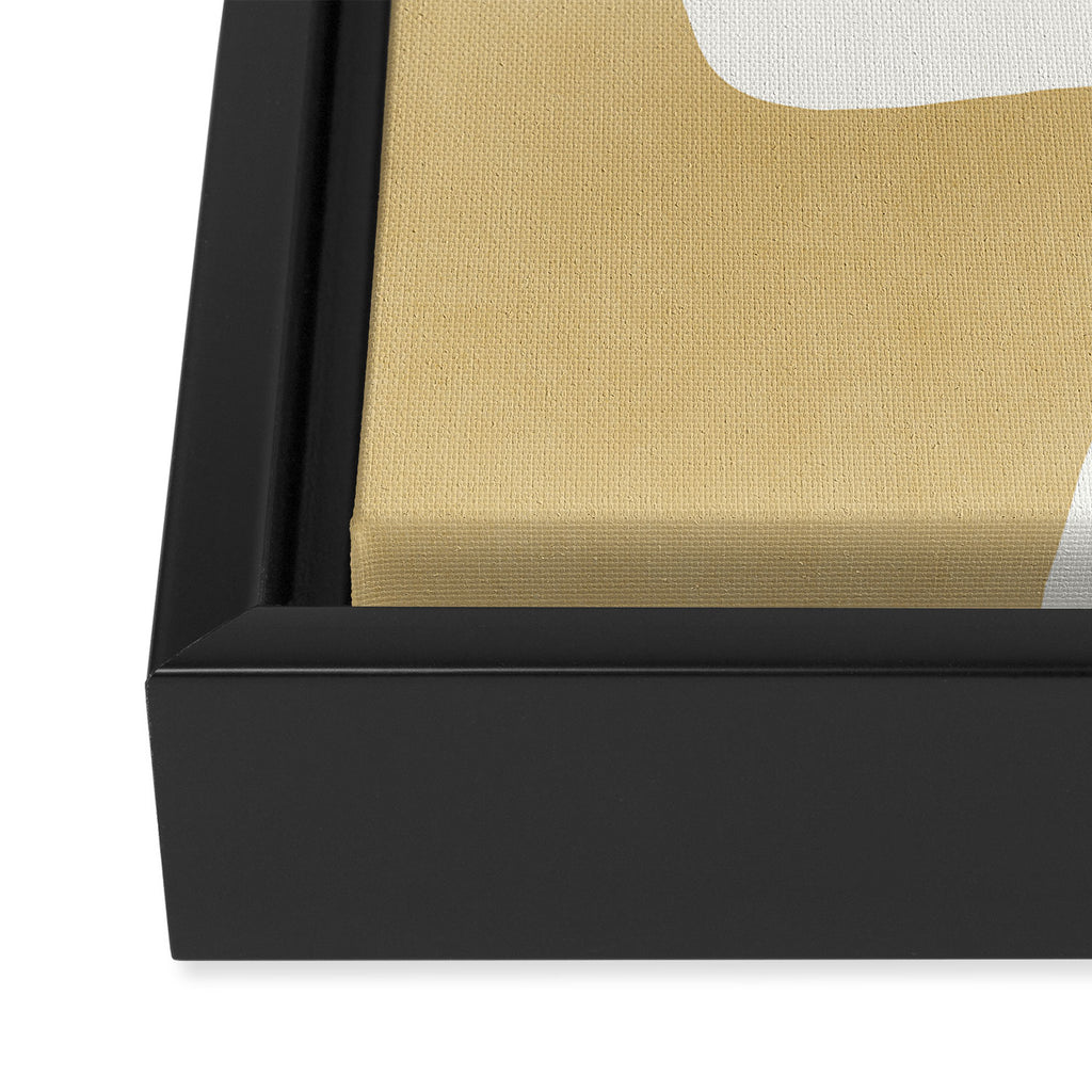 Minimal Shapes gold Framed Canvas Print Gallery Image 3