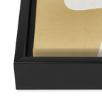 Minimal Shapes gold Framed Canvas Print Gallery Image 3