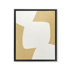 Minimal Shapes gold Framed Canvas Print Gallery Image 6