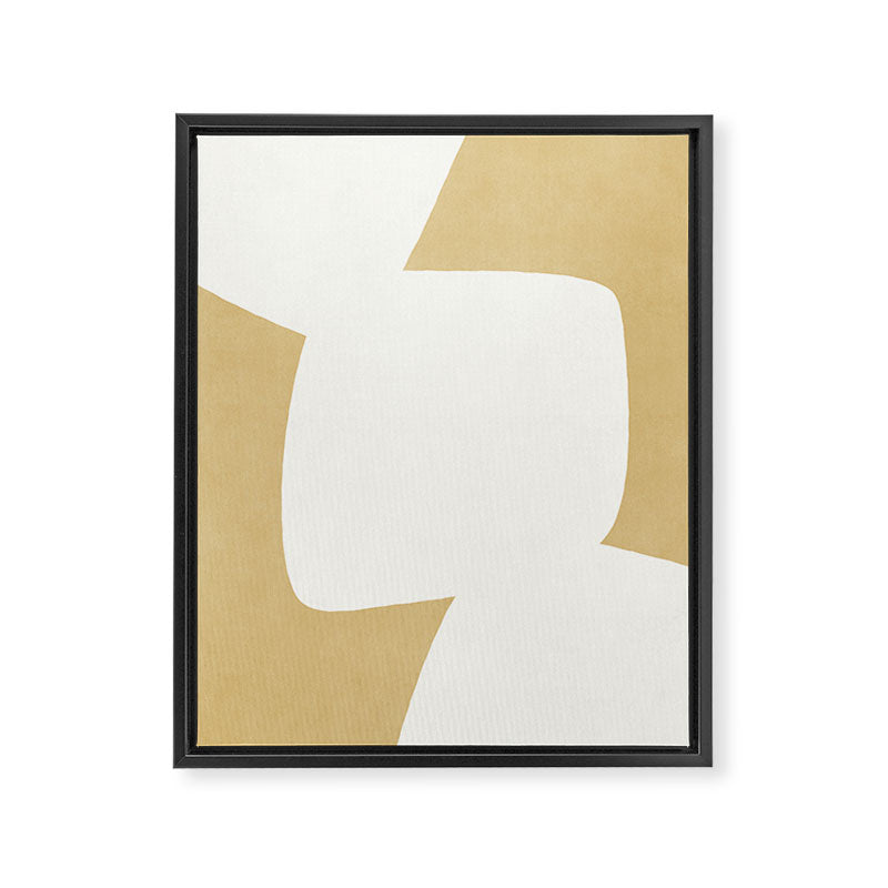 Minimal Shapes gold Framed Canvas Print Gallery Image 6
