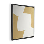 Minimal Shapes gold Framed Canvas Print Gallery Image 2