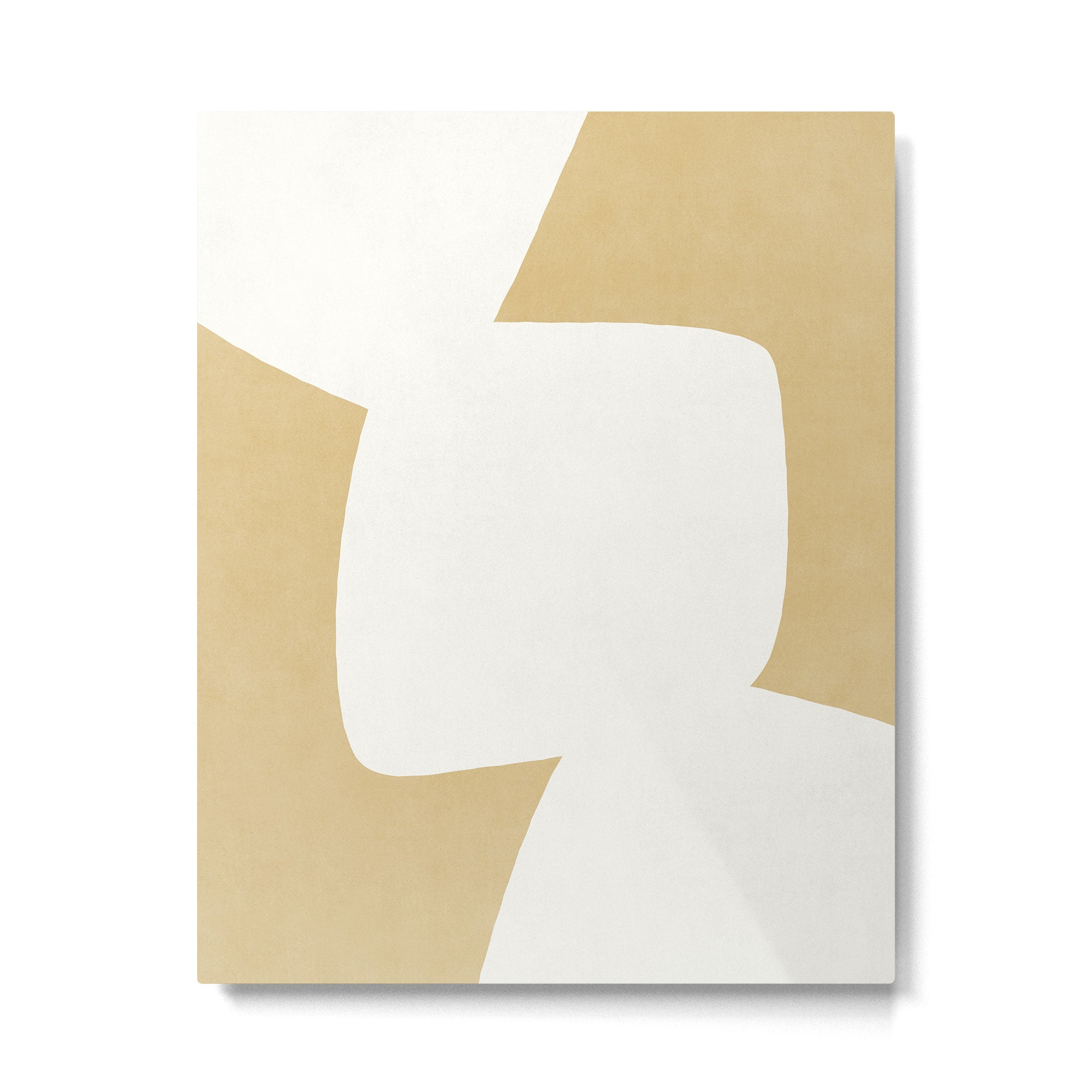 Minimal Shapes gold Metal Print Gallery Image 4