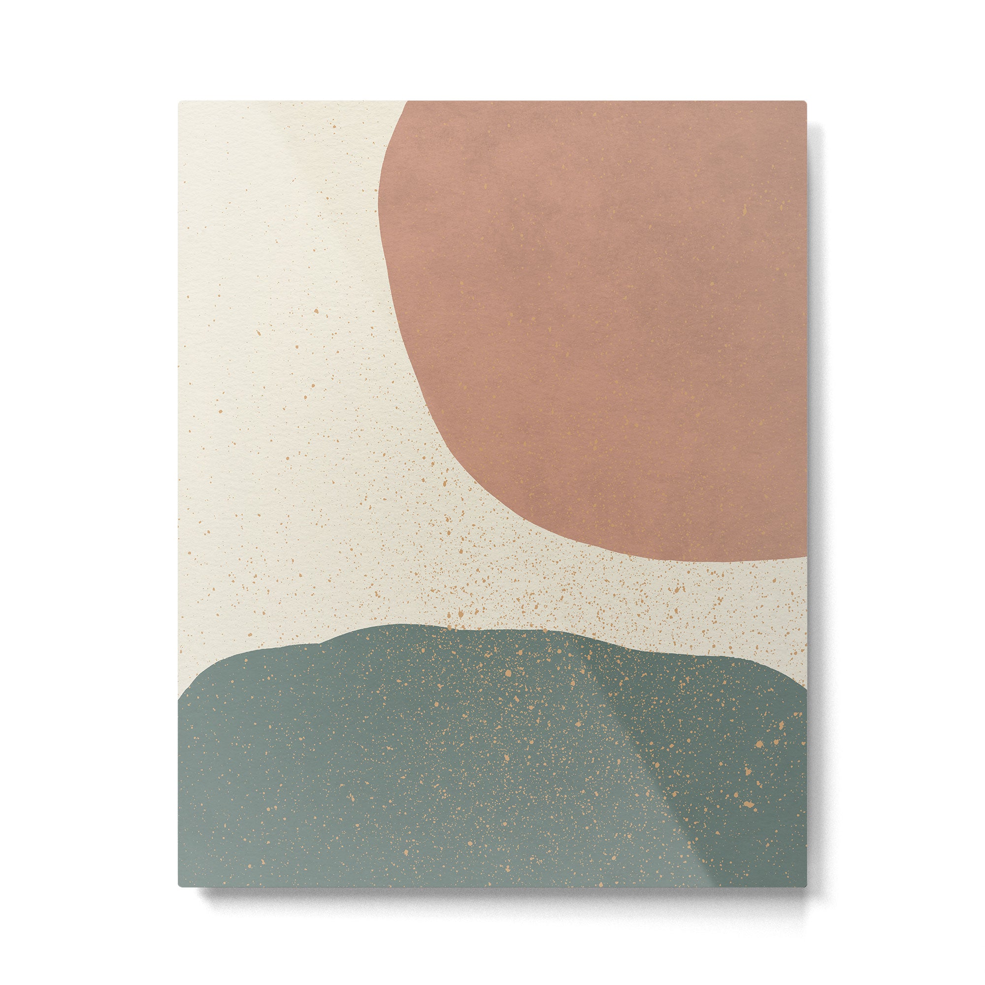 Minimalist Painting - Terra Green Metal Print Gallery Image 4