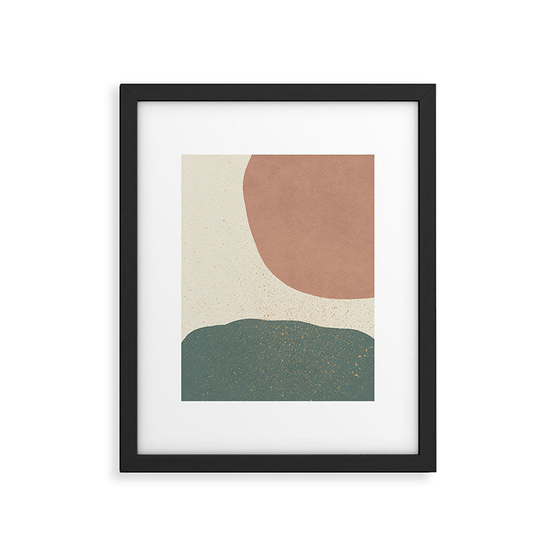 Minimalist Painting - Terra Green Framed Art Print Gallery Image 5