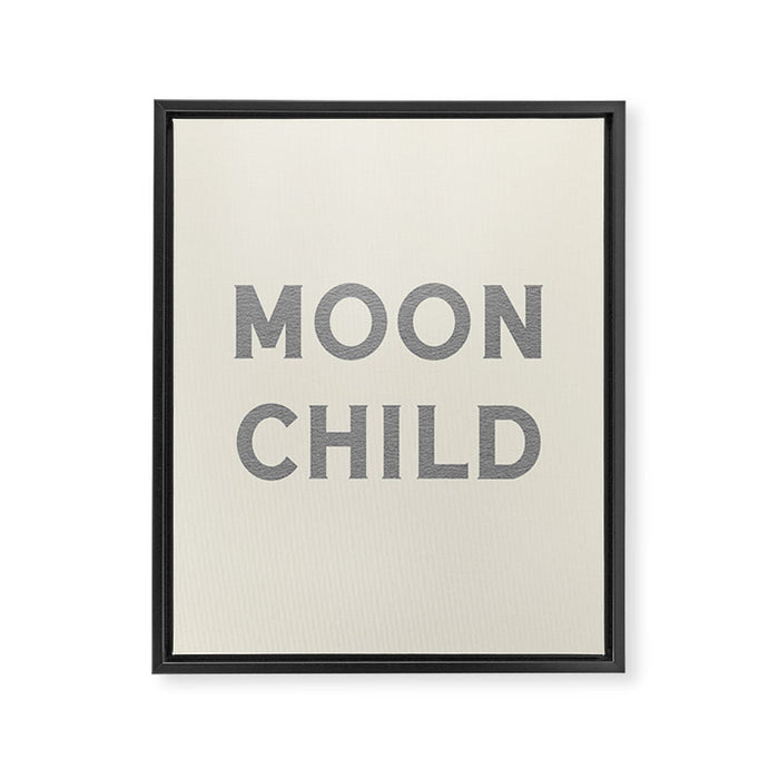 Moon Child Framed Canvas Print Gallery Image 1