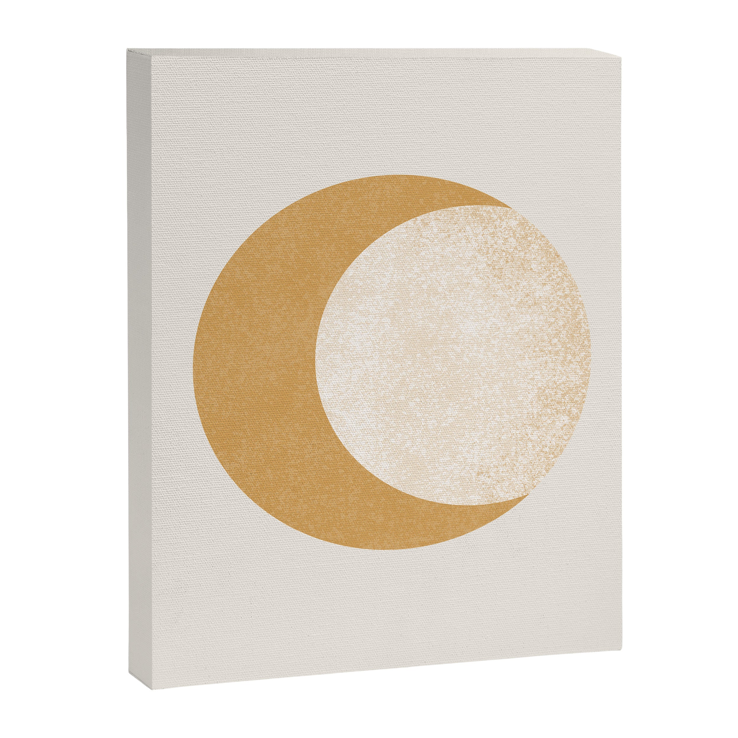Moon Crescent - Gold Canvas Print Gallery Image 8
