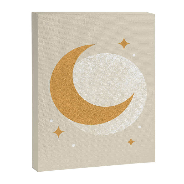 Moon Sparkle - Celestial Canvas Print Gallery Image 1
