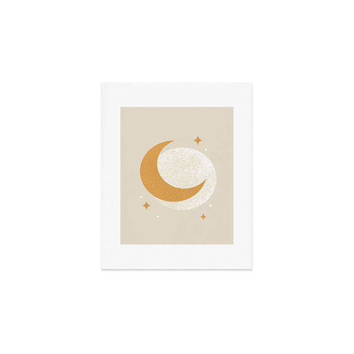 Moon Sparkle - Celestial Art Print Gallery Image 1