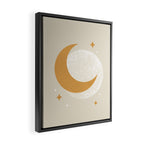 Moon Sparkle - Celestial Framed Canvas Print Gallery Image 2