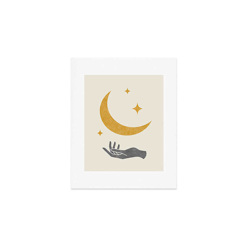 Moonlight Hand Art Print Gallery Image 1