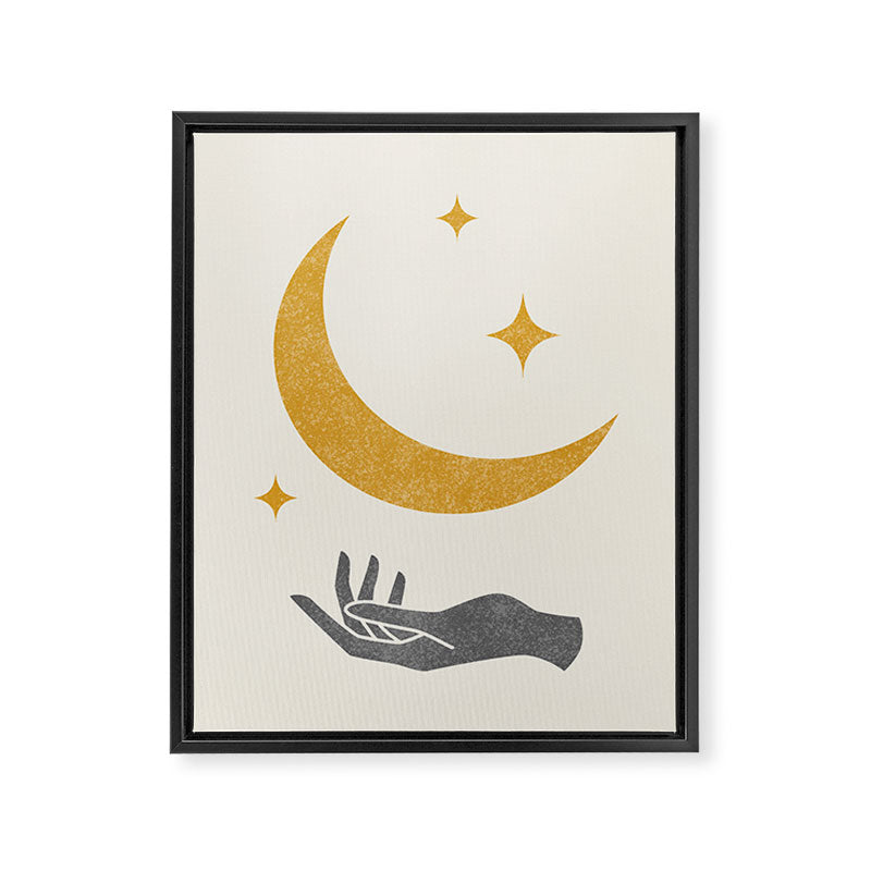 Moonlight Hand Framed Canvas Print Gallery Image 6