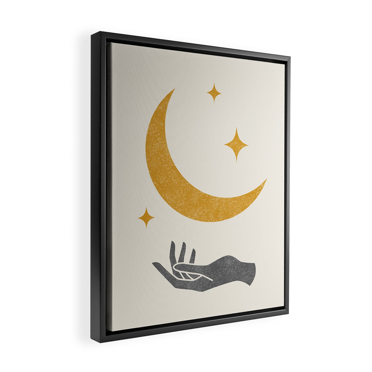 Moonlight Hand Framed Canvas Print Gallery Image 2