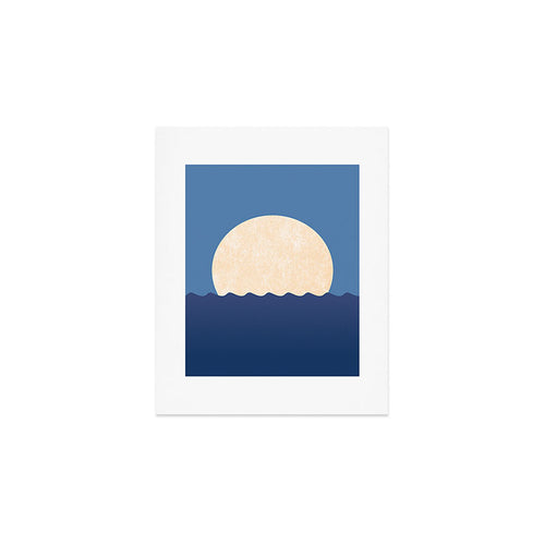 Moonrise Night Sky Art Print Gallery Image 1