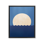 Moonrise Night Sky Framed Canvas Print Gallery Image 6