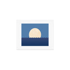 Moonrise Night Sky - Horizon Art Print Gallery Image 1