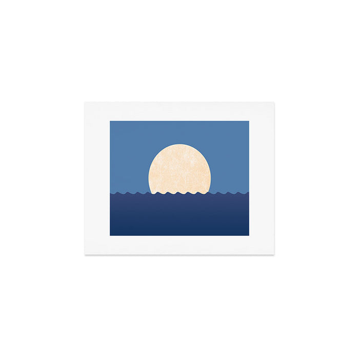 Moonrise Night Sky - Horizon Art Print Gallery Image 1