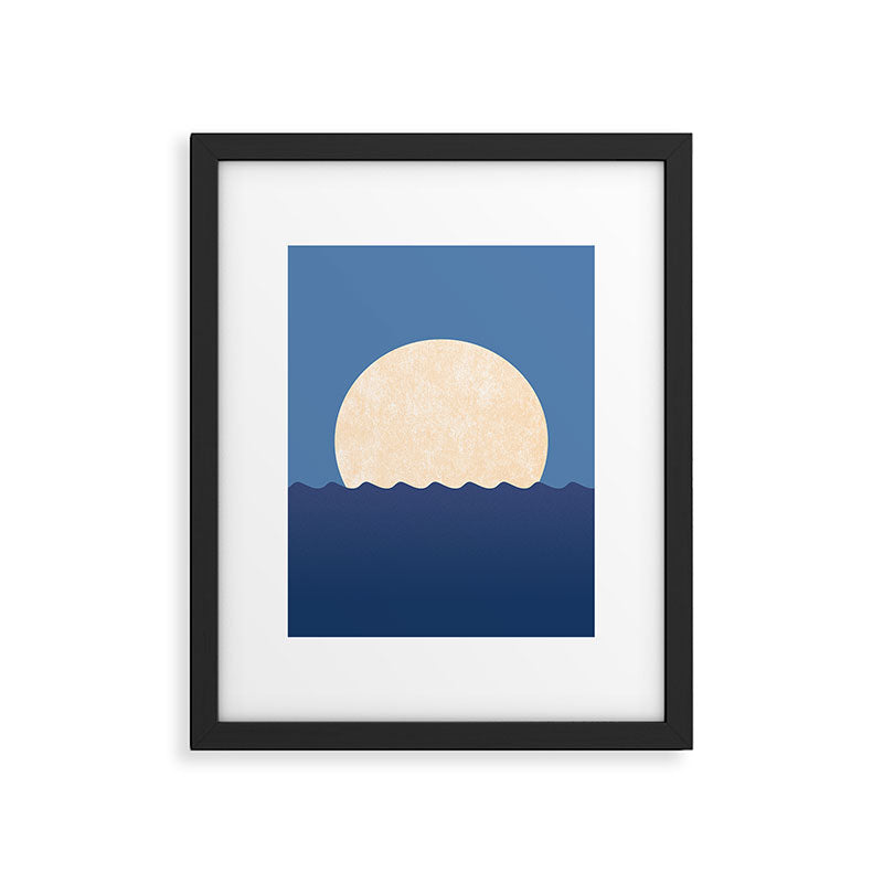 Moonrise Night Sky Framed Art Print Gallery Image 4