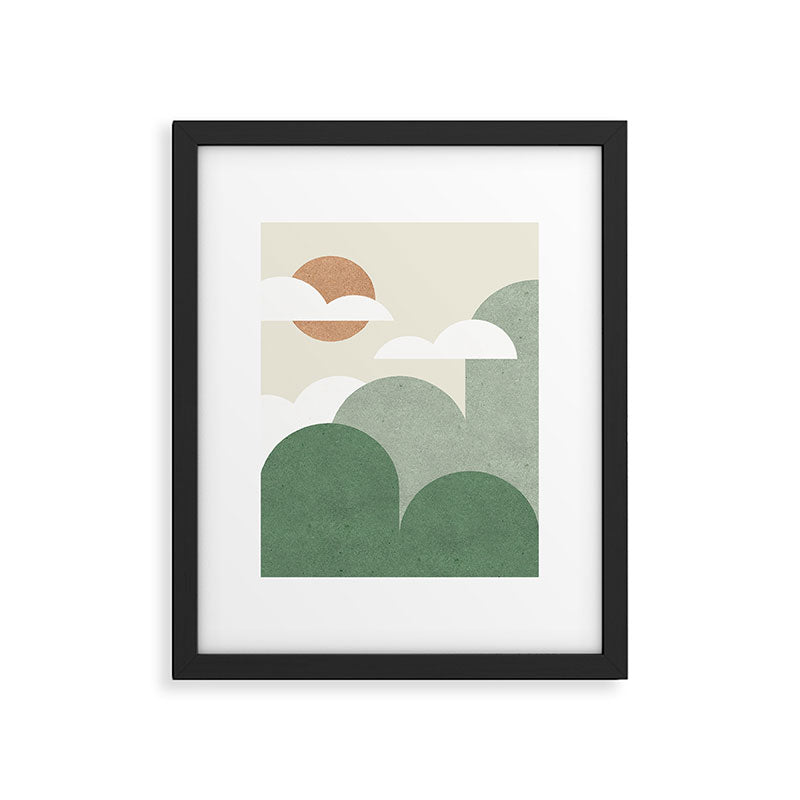 Mountains and Clouds Framed Art Print Gallery Image 5